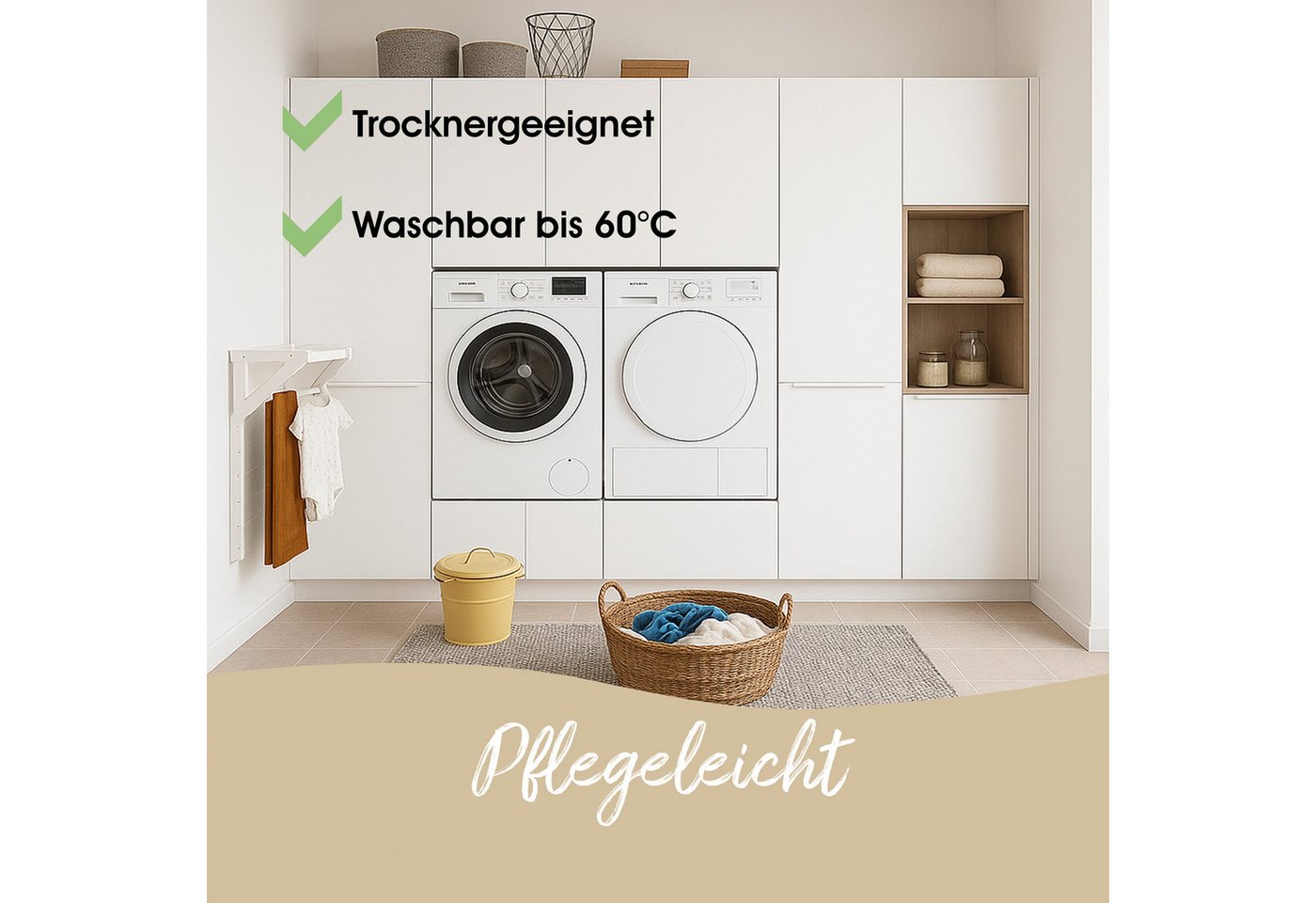 DOBNIG Bettwäsche Flanell, Flanell, 2 teilig, Karo, aubergine, rosa – Bild 4 von 4