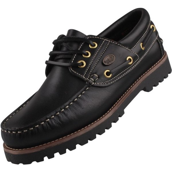 Dockers by Gerli 24DC001-180100 Schnürschuh Leder-Mokkassin, Bootsschuh mit Leder-Schnürung