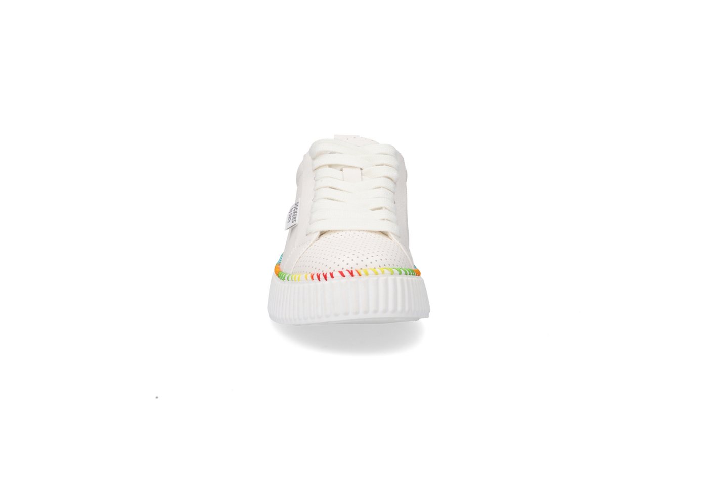 Dockers by Gerli Plateausneaker Freizeitschuh, Schnürschuh, Halbschuh mit bunter Sohlenumrahmung – Bild 4 von 5