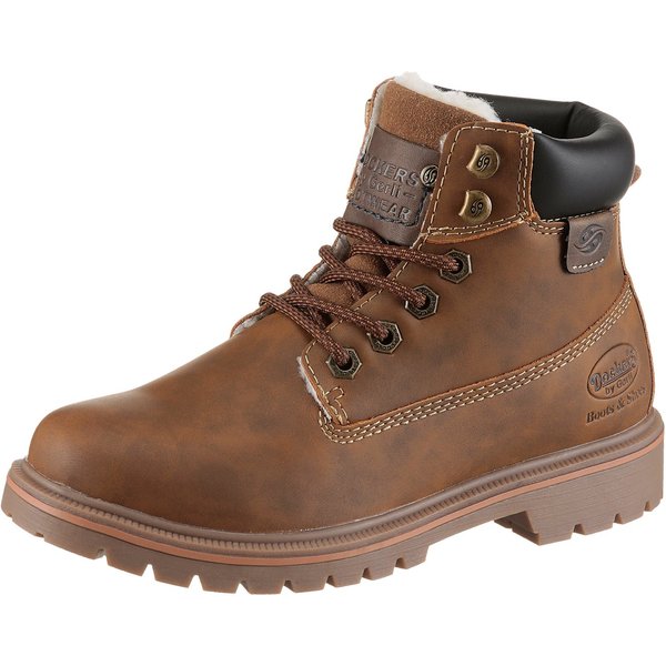 Dockers by Gerli Schnürboots Worker Boots, Schnürboots mit Schaftrandpolsterung