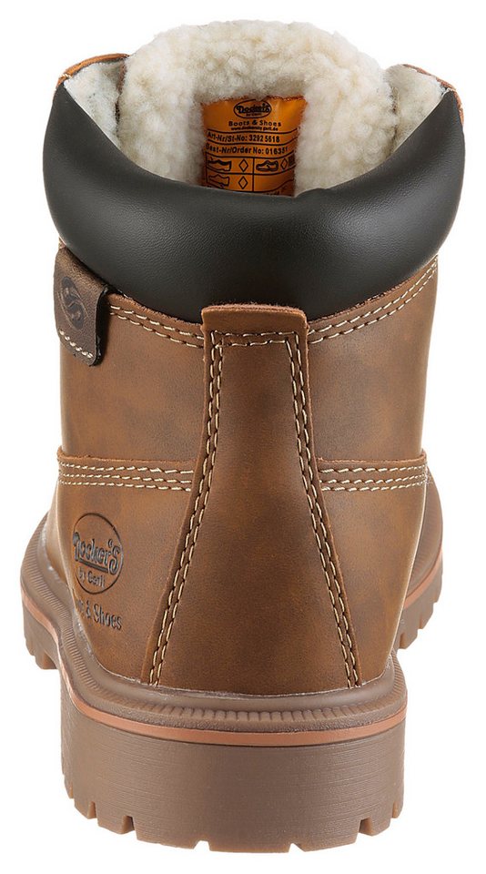 Dockers by Gerli Schnürboots Worker Boots, Schnürboots mit Schaftrandpolsterung – Bild 2 von 5