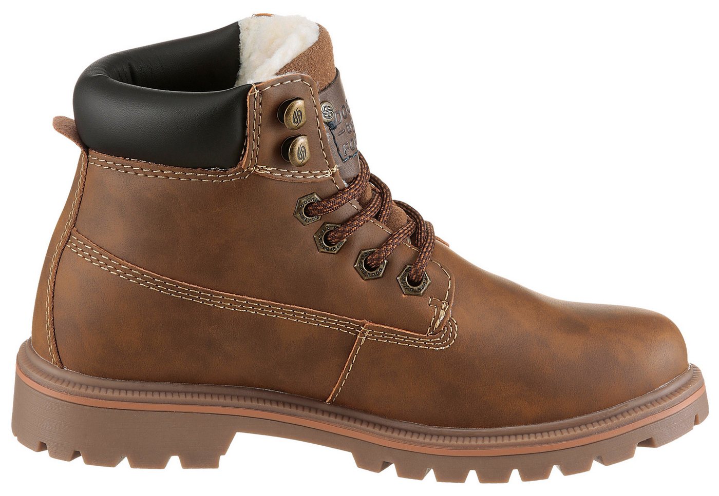 Dockers by Gerli Schnürboots Worker Boots, Schnürboots mit Schaftrandpolsterung – Bild 5 von 5