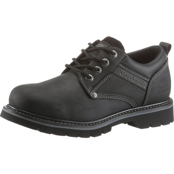 Dockers by Gerli Schnürschuh Trekkingschuh, Trachtenschuh mit Kontrast-Rahmennaht