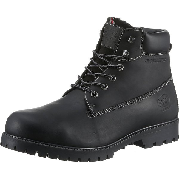 Dockers by Gerli Winterboots Workerboots, Schnürstiefel mit Blockabsatz