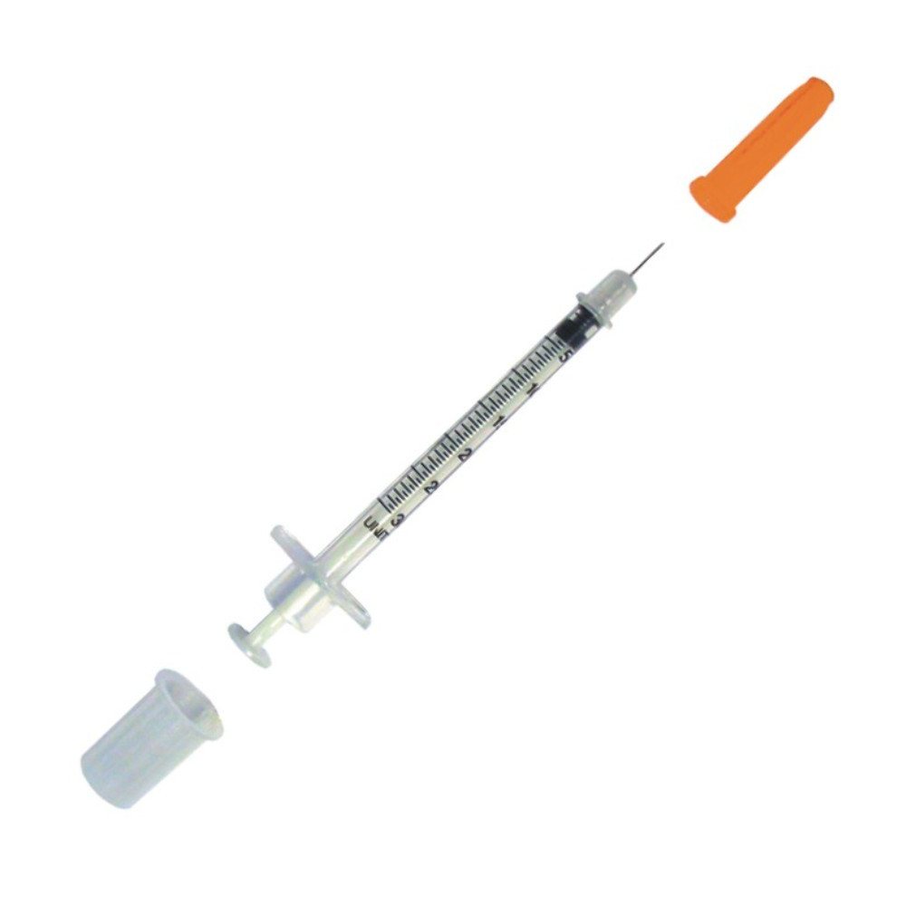 DocMed Einwegspritze BD Micro-Fine+ Insulinspritze 30G - 0,30x8mm U100 0,3ml, (Spar-Set, Weltweiter Bestseller, 100-St., Steril verpackt), latexfrei – Bild 4 von 4