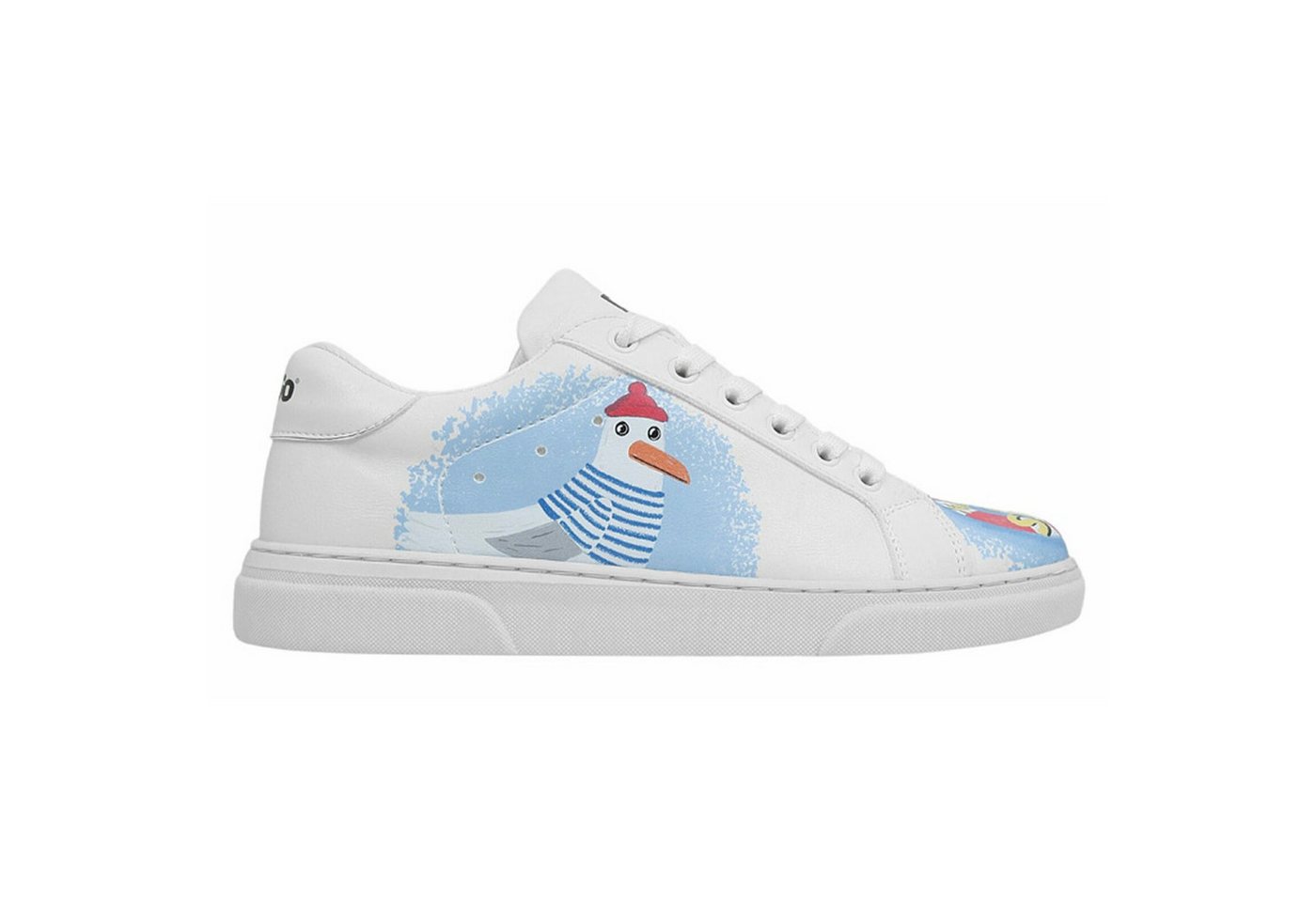 DOGO Ace Low-Top Sneaker You, Me And The Sea Damen Sneaker, Ace Sneaker Handgefertigt – Bild 5 von 5