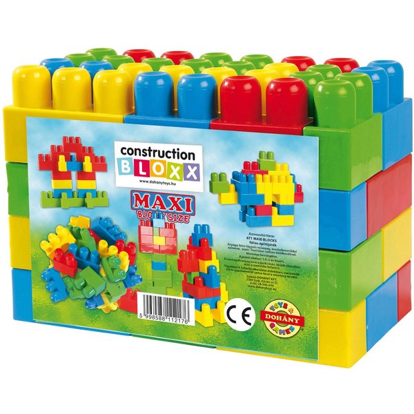 Dohany Maxi Bloxx Steckbausteine Bauklötze 60 Stück Spielbausteine, (60 St)