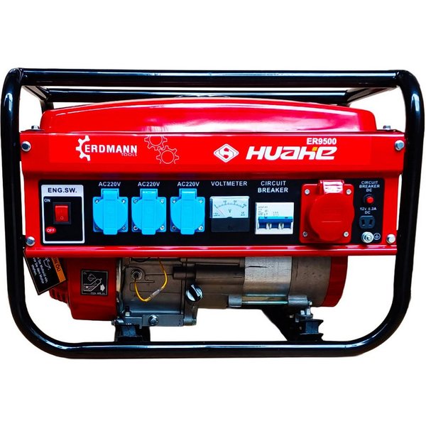 doitBau Stromgenerator Premium Kupfer Motor Stromgenerator Benzin Stromerzeuger 3000W, 3 in kW