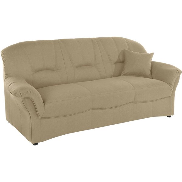 DOMO collection 3-Sitzer Bahia, bequem & komfortabel, zeitloses & elegantes Sofa, Breite 200cm, inklusive Federkern