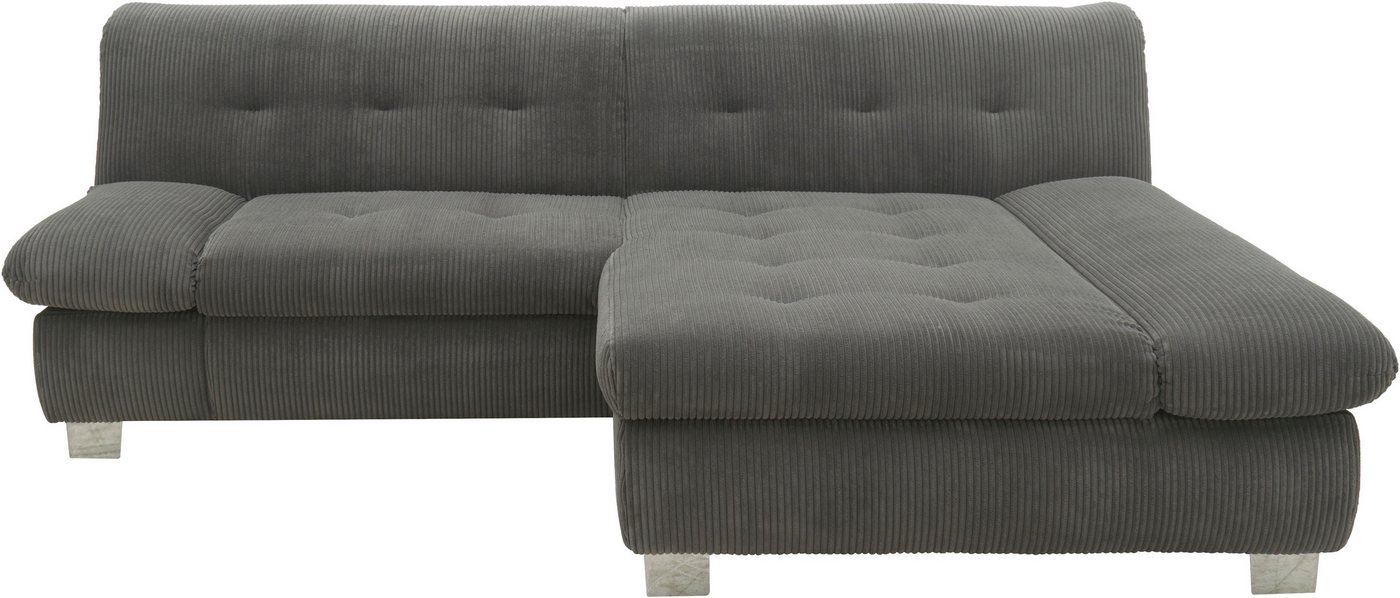 DOMO collection Ecksofa 100031 234x157 cm, kompakt, komfortabel & bequem, L-Form, whlw. mit Bettfunktion und Armteilverstellung – Bild 2 von 5
