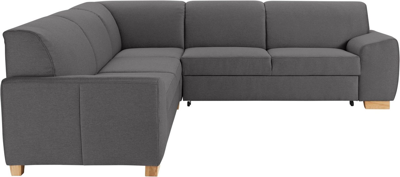 DOMO collection Ecksofa Incanto kubische Formensprache, komfortabel, flache Armlehnen, L-Form, ohne Bettfunktion, Stellmaße: 260/260cm – Bild 2 von 5