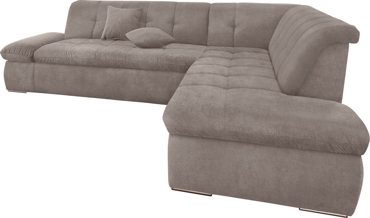 DOMO collection Ecksofa MORIC Massiv! - Belastbar bis 140 kgxSitz, hochwertig & komfortabel, XXL, L-Form, inkl. Zierkissen – Bild 2 von 5