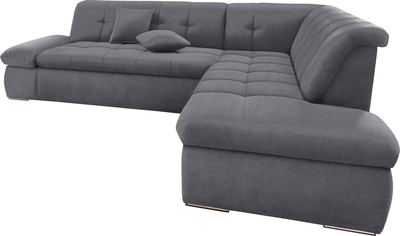 DOMO collection Ecksofa MORIC Massiv! - Belastbar bis 140 kgxSitz, hochwertig & komfortabel, XXL, L-Form, inkl. Zierkissen – Bild 2 von 5