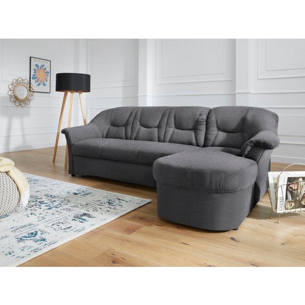 DOMO collection Ecksofa SARAFINA 232x146 cm, auch mit Federkern für noch mehr Sitzkomfort!, whlw. mit Bettfunktion, L-Form