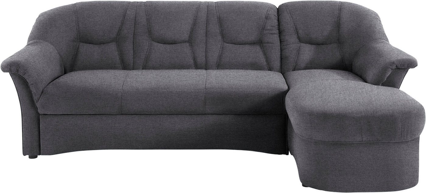 DOMO collection Ecksofa SARAFINA 232x146 cm, auch mit Federkern für noch mehr Sitzkomfort!, whlw. mit Bettfunktion, L-Form – Bild 2 von 5