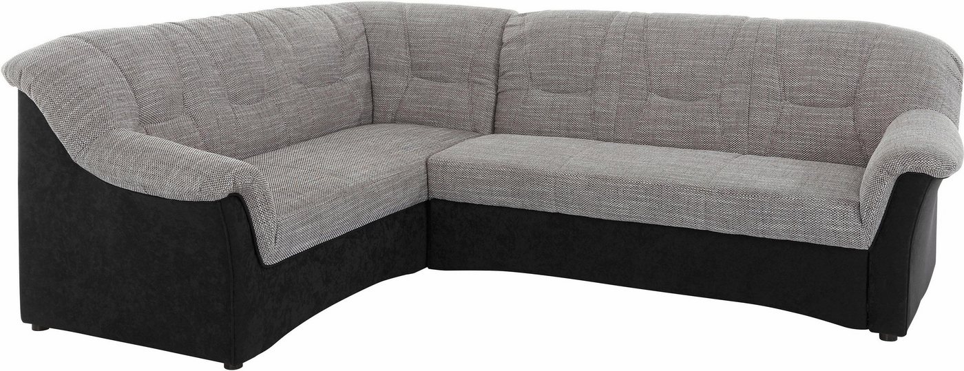 DOMO collection Ecksofa SARAFINA 240x190 cm, auch mit Federkern für mehr Sitzkomfort!, whlw. mit Bettfunktion, elegantes Design, L-Form – Bild 2 von 5
