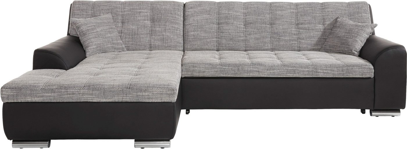 DOMO collection Ecksofa TREVISO viele Bezüge, auch in Cord, L-Form, 267x178 cm, wahlw. mit Bettfunktion, inkl. Zierkissen, Unser Dauertiefpreis – Bild 2 von 5