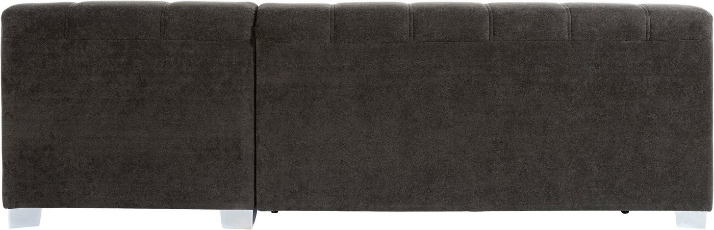 DOMO collection Ecksofa TURAH 239x152 cm, inkl. Zierkissen, moderne Steppung, wahlw. mit Bettfunktion, L-Form, Unser Dauertiefpreis – Bild 5 von 5