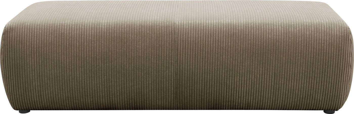 DOMO collection Hocker BRANDON, komfortabel, große Ausführung passend zu "Brandon", auch in Cord – Bild 2 von 5