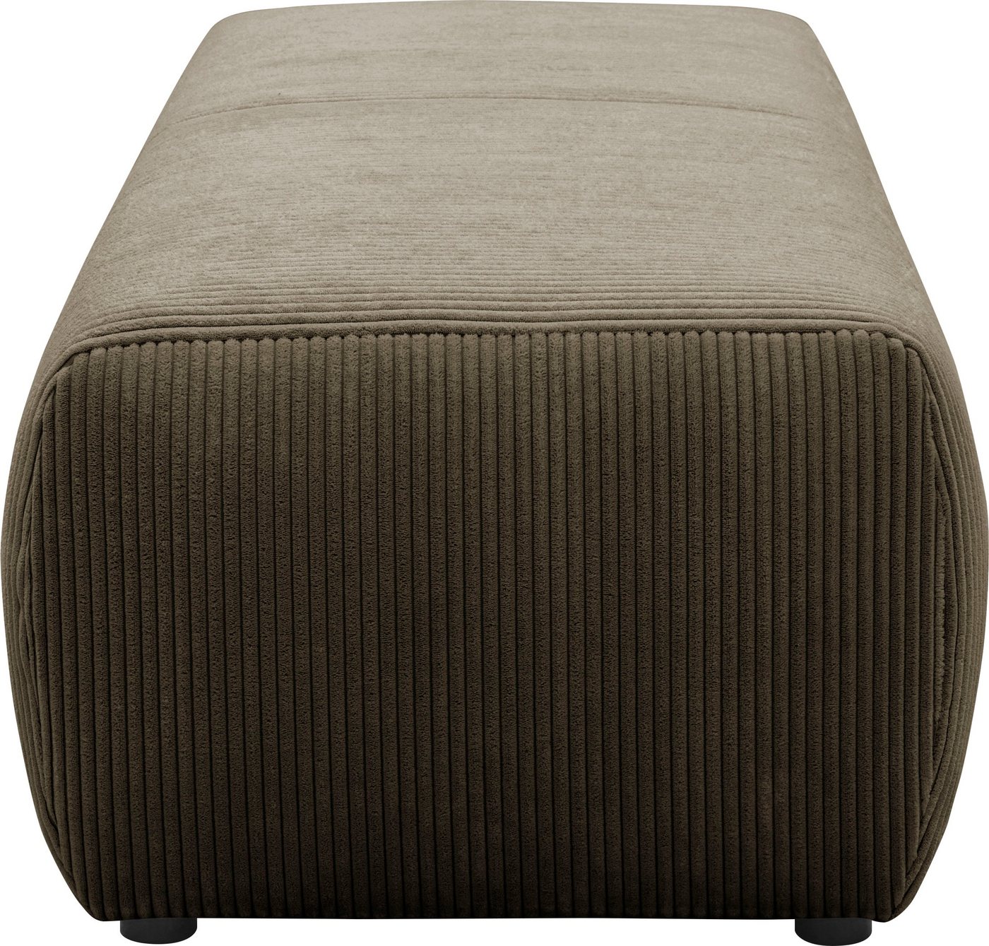 DOMO collection Hocker BRANDON, komfortabel, große Ausführung passend zu "Brandon", auch in Cord – Bild 3 von 5
