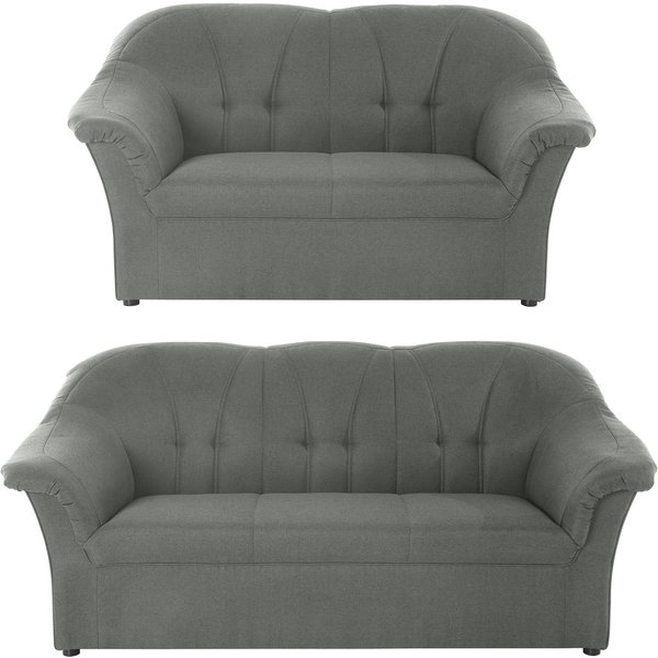 DOMO collection Polstergarnitur Pegnitz, (Set), 3-Sitzer & 2-Sitzer-Set