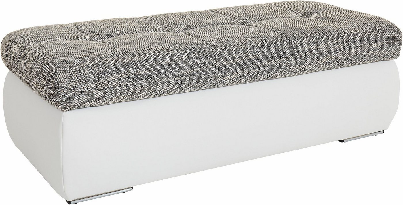 DOMO collection Polsterhocker MORIC 136x64 cm, praktisch und komfortabel, inklusive Stauraum – Bild 2 von 5