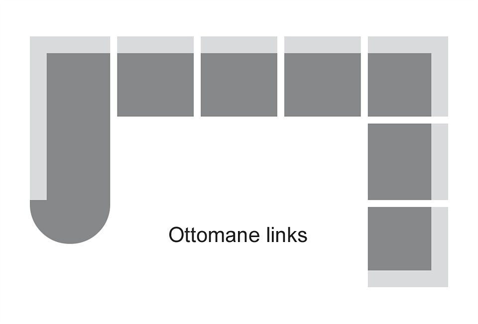 DOMO collection Wohnlandschaft Papenburg, zeitlose Rückensteppung, bequem, U-Form, Breite 297cm, in großer Farbvielfalt, wahlweise mit Bettfunktion – Bild 5 von 5
