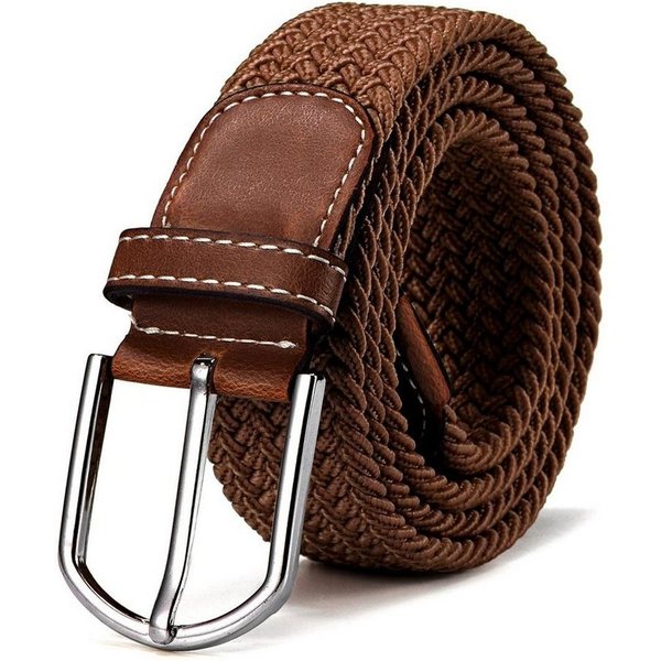 DonDon Stretchgürtel Stretchgürtel geflochten und elastisch (Packung, 1-St) geflochtener Stretchgürtel, für Damen und Herren, bis 120 cm