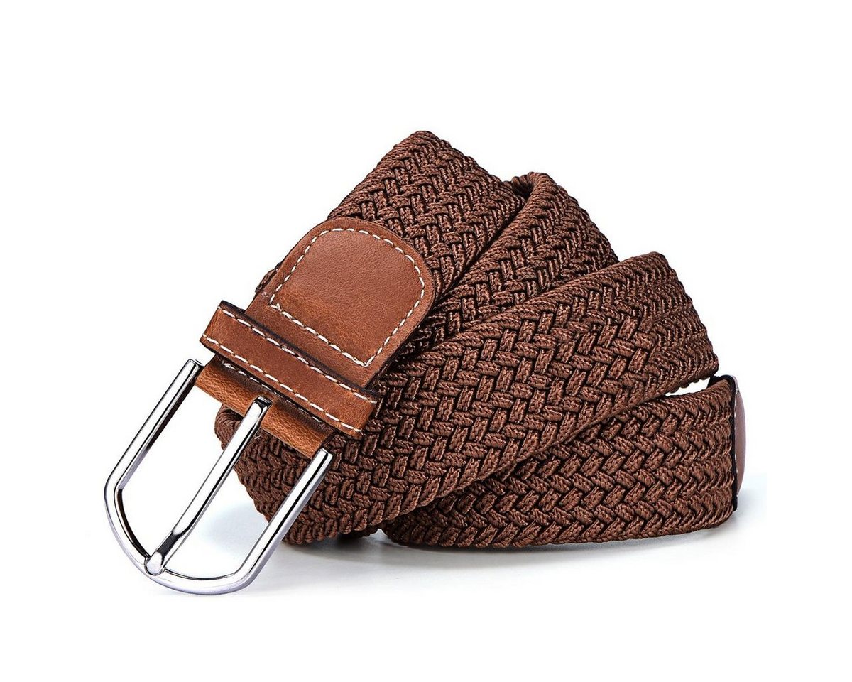 DonDon Stretchgürtel Stretchgürtel geflochten und elastisch (Packung, 1-St) geflochtener Stretchgürtel, für Damen und Herren, bis 120 cm – Bild 3 von 5