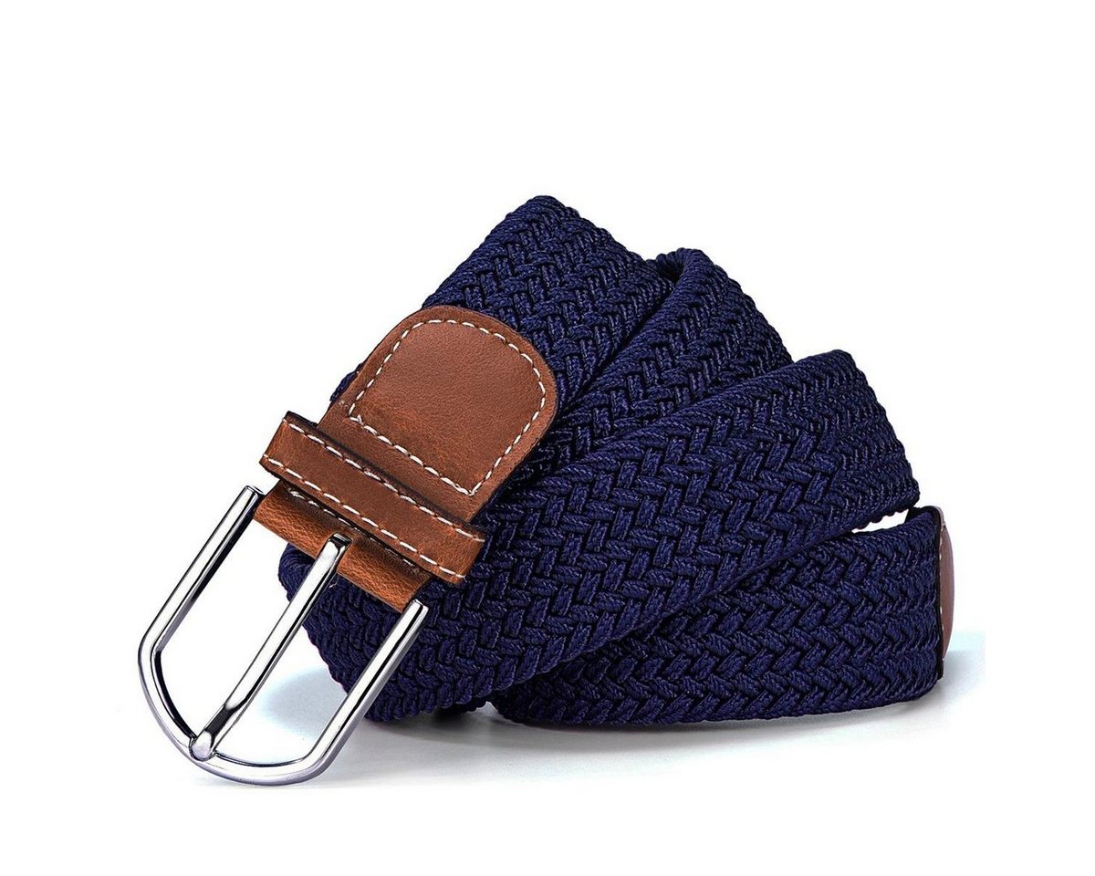 DonDon Stretchgürtel Stretchgürtel geflochten und elastisch (Packung, 1-St) geflochtener Stretchgürtel, für Damen und Herren, bis 120 cm – Bild 3 von 5
