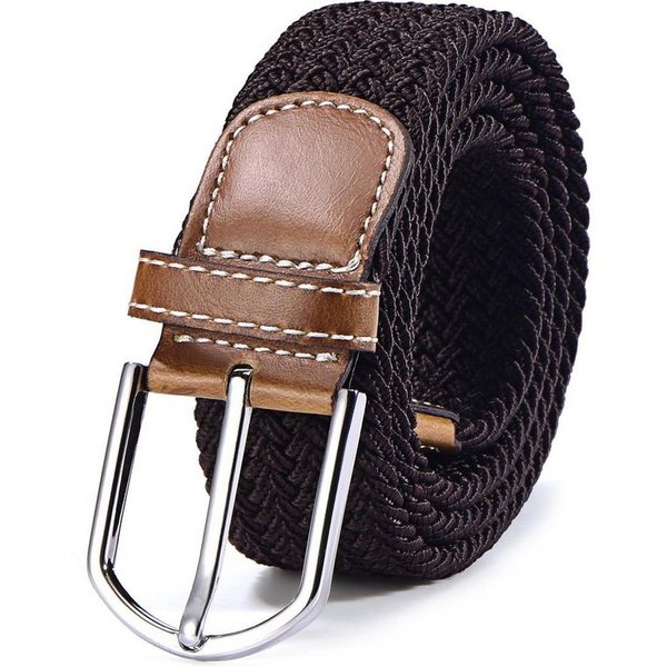 DonDon Stretchgürtel Stretchgürtel geflochten und elastisch (Packung, 1-St) geflochtener Stretchgürtel, für Damen und Herren, bis 120 cm