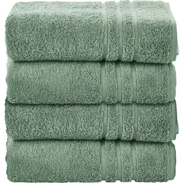 done.® Handtuch Set Daily Uni, Walkfrottier (Set, 4-St), Uni Farben, saugfähiges Walkfrottier