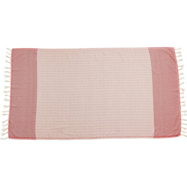 Plaid Lounge Diamond, done.®, Leichtes Plaid mit geknoteten Fransen