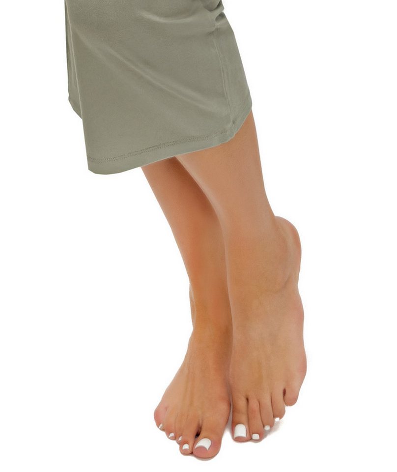 Donna Schlafanzug Melisa (Set, 2 tlg., 2-teilig) Damen Pyjama 2-teilig Schlafanzug 3/4 Hose Kurzarm Viskose Sommer – Bild 4 von 5