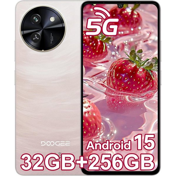 DOOGEE Note 59 Pro 5G Smartphone (17,15 cm/6.75 Zoll, 256 GB Speicherplatz, 16 MP Kamera, 5G, Android 15, 32(8+24)GB+258GB /2TB, 6.75" HD 120Hz, NFC)