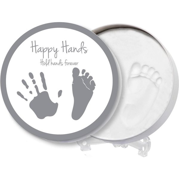 Dooky Handabdruck-Set Happy Hands 2D Runde Dose
