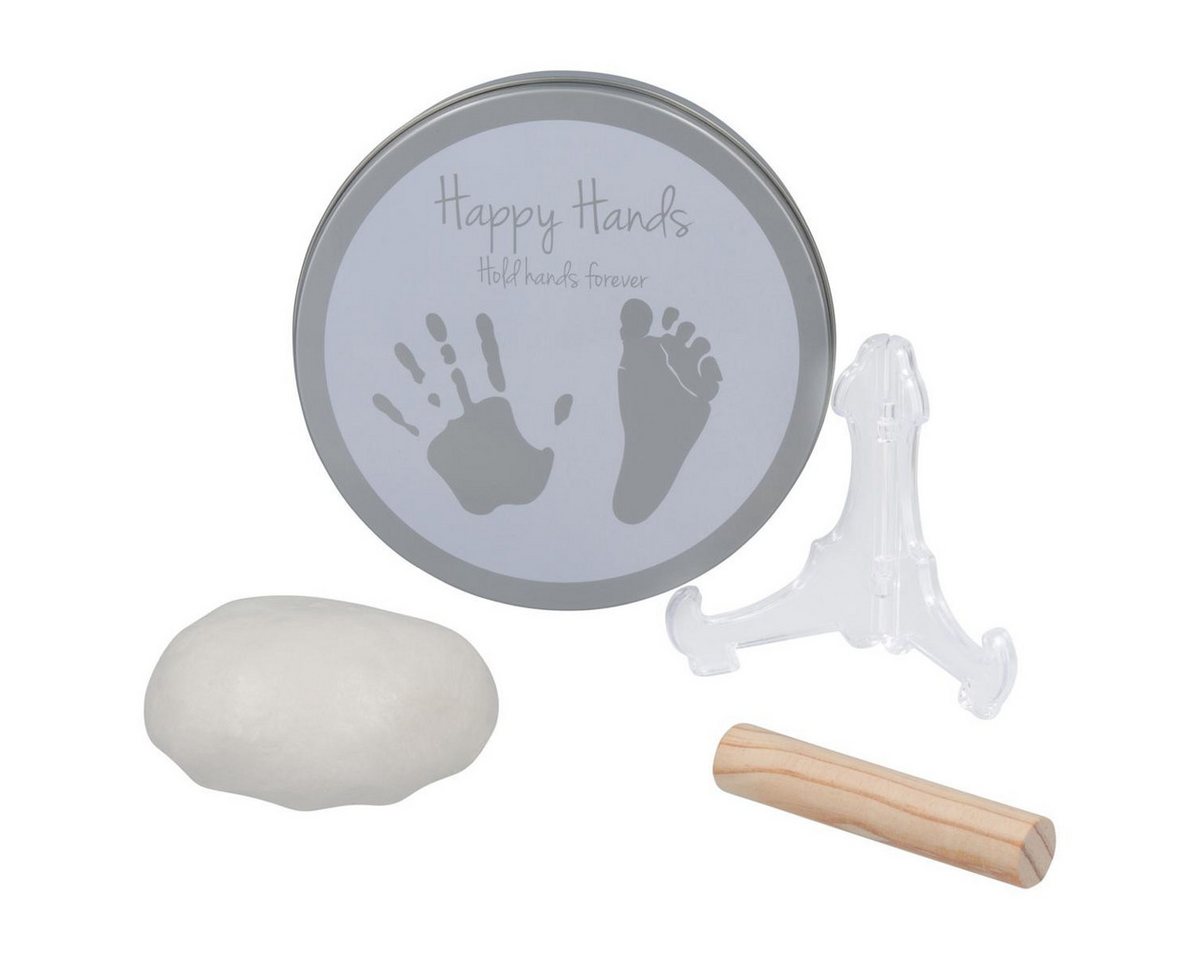 Dooky Handabdruck-Set Happy Hands 2D Runde Dose – Bild 2 von 3