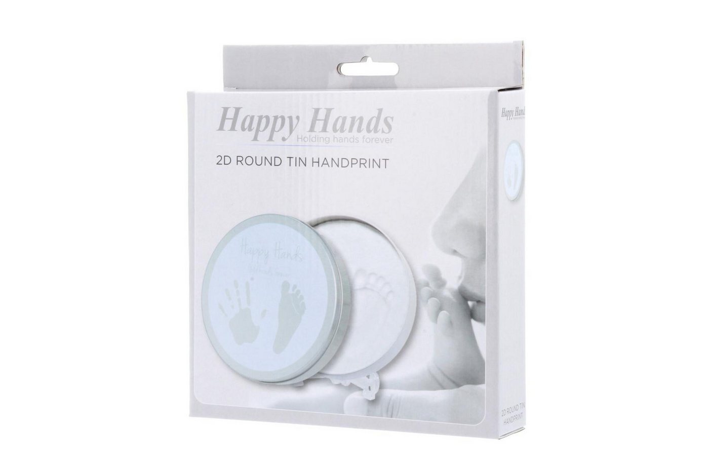 Dooky Handabdruck-Set Happy Hands 2D Runde Dose – Bild 3 von 3