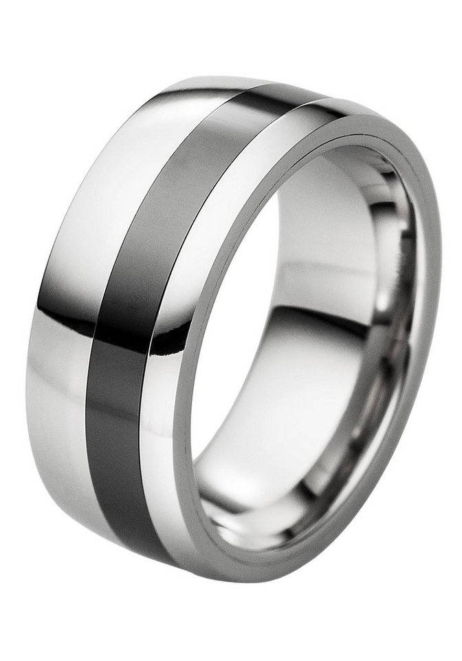 DOOSTI Trauring Schmuck Geschenk Edelstahl Trauring Ehering Partnerring LIEBE, Made in Germany - wahlweise mit oder ohne Zirkonia – Bild 2 von 2