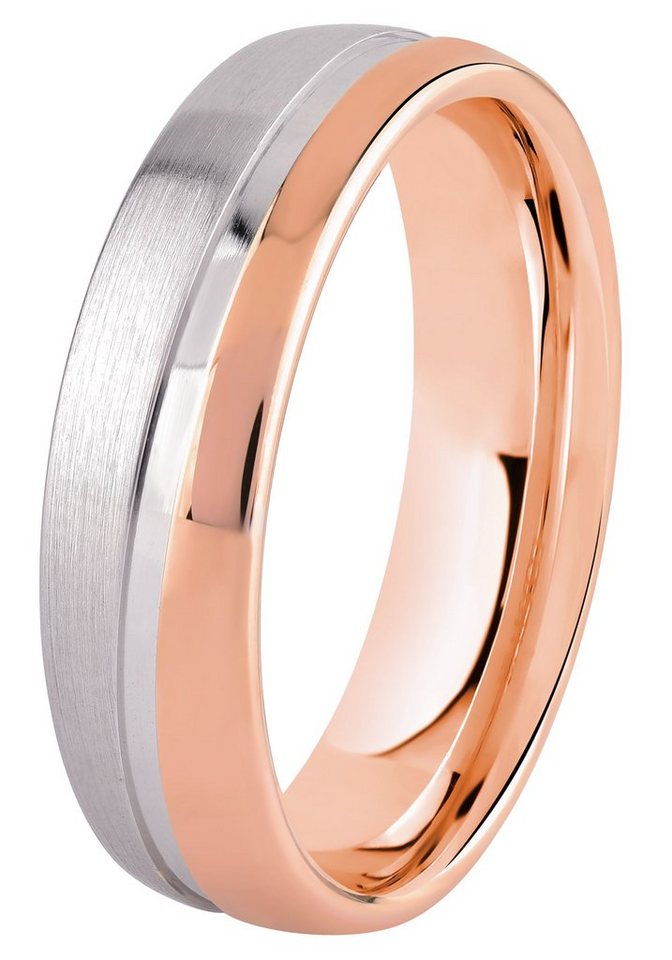 DOOSTI Trauring Schmuck Geschenk Silber 925 Trauring Ehering Partnerring LIEBE, wahlweise mit oder ohne Zirkonia – Bild 2 von 2