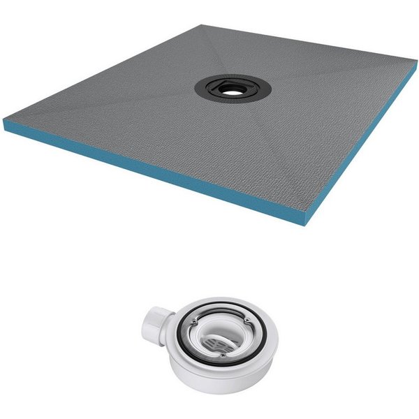 doporro Duschwanne Duschelement Befliesbar mit Gefälle Duschboard Zuschneidbar XPS NEU