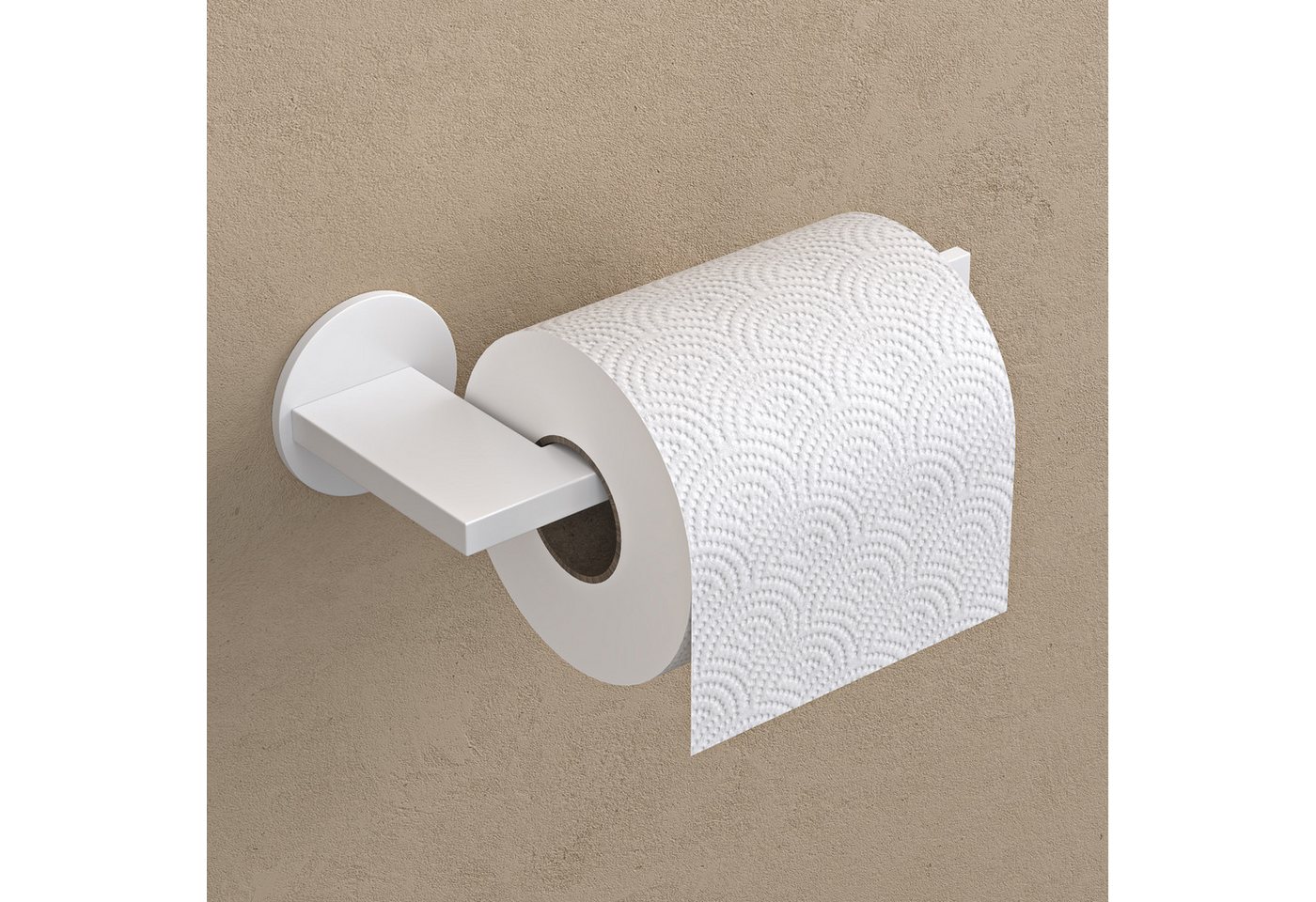doporro Toilettenpapierhalter Klopapierhalter Moderner Klorollenhalter aus Edelstahl Lino-04, Hochwertiger 304 Edelstahl, rutschfeste Konstruktion – Bild 2 von 5