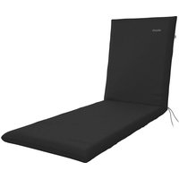 Auflage "NATURE" für Rollliegen, aus 100% R-PET, 195 x 60 x 6 cm, schwarz