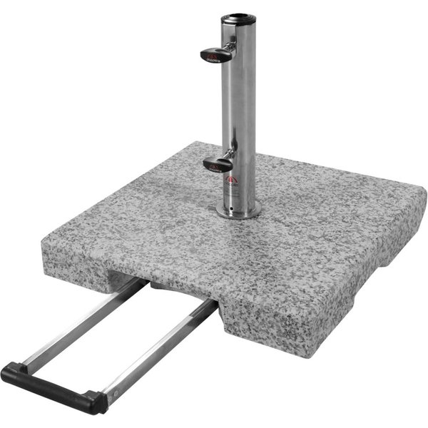 doppler® Schirmhalter Active Trolley Granitsockel 30kg, bis Ø 200cm, für Stöcke bis Ø 2 mm
