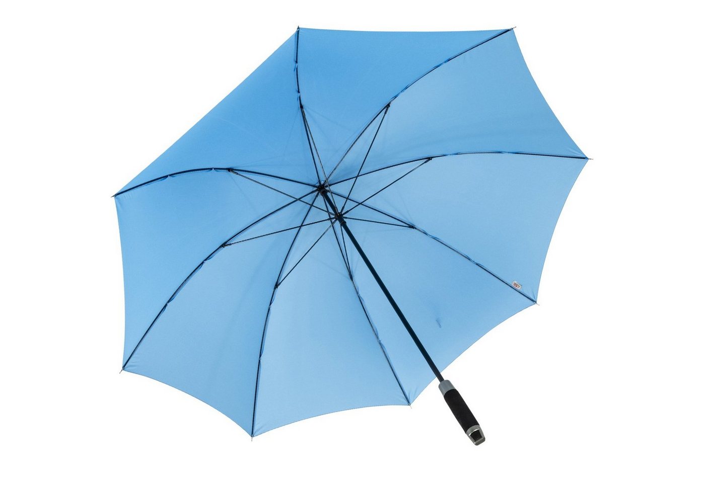 doppler® Stockregenschirm XXL Golfschirm, Partnerschirm für Damen und Herren, groß und stabil, uni-Sommerfarben - blau – Bild 3 von 5