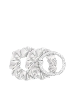 Dore & Rose Scrunchie 1 cm, 2 cm & 3 cm Set White Haarstylingset · 1 Stk