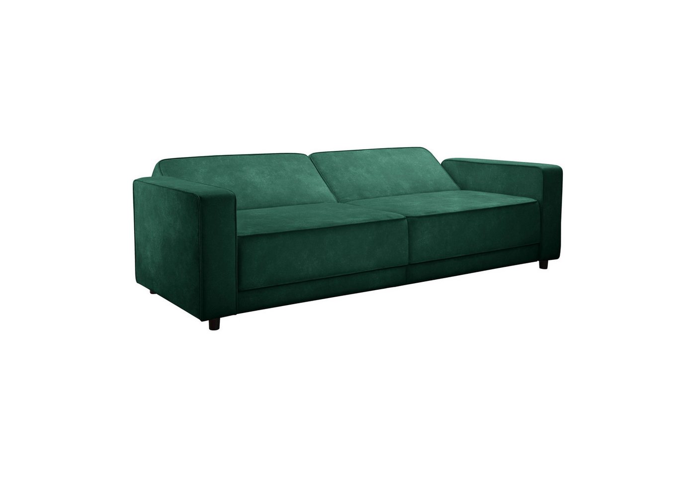 Dorel Home 3-Sitzer ALLIE Schlafsofa 225 cm, Bett-Funktion (108/190cm), trendiger Cord o. pflegeleichter Velours – Bild 4 von 5