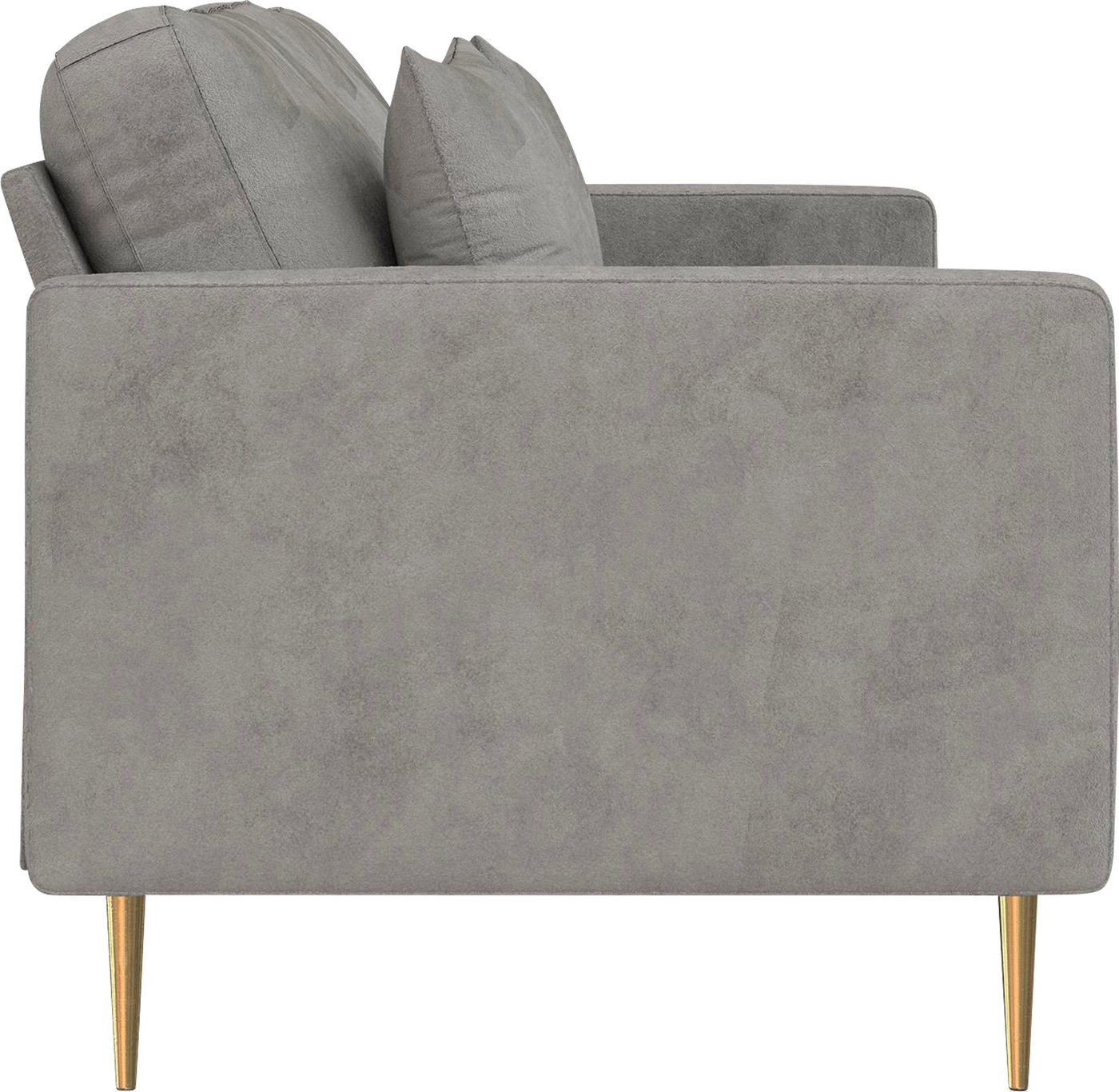 Dorel Home 3-Sitzer Highland, 1 Teile, pflegeleichter Veloursbezug, Sitz und Rücken gepolstert, Sitzhöhe 46cm – Bild 4 von 5