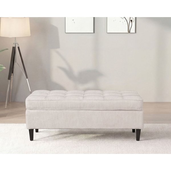 Dorel Home Hocker LINDHUS, Cord, Modul für die Lindhus-Sofas- Breite 120 cm, verlängert das Sofa zum Schlafsofa, Relaxsofa....