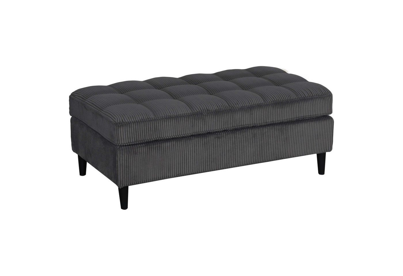 Dorel Home Hocker LINDHUS, Cord, Modul für die Lindhus-Sofas- Breite 120 cm, verlängert das Sofa zum Schlafsofa, Relaxsofa.... – Bild 5 von 5